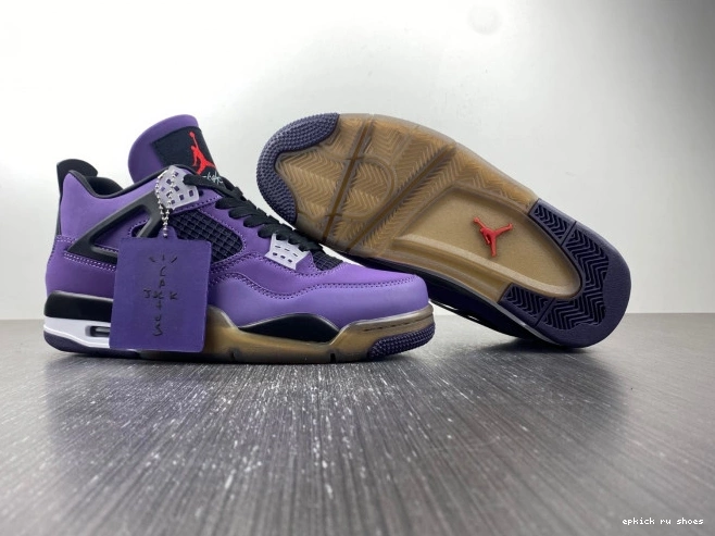 Rep Family) Retro Jordan and (Friends LN4 766296 Purple Scott 4 Travis 0723